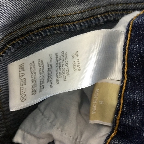 MICHAEL Kors Low-Rise Bootcut Jeans with Silver Studded Back Pockets Size 8 - Picture 9 of 9